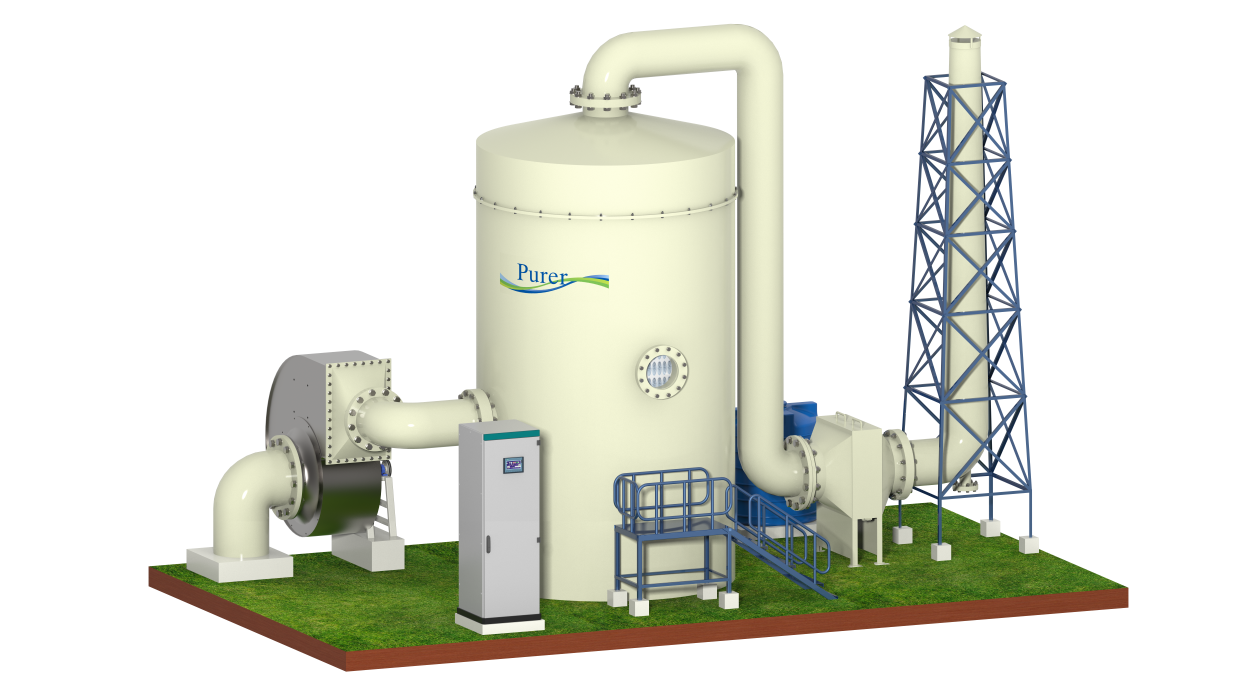 Biological Odour Control System & H2S Scrubber Model 1